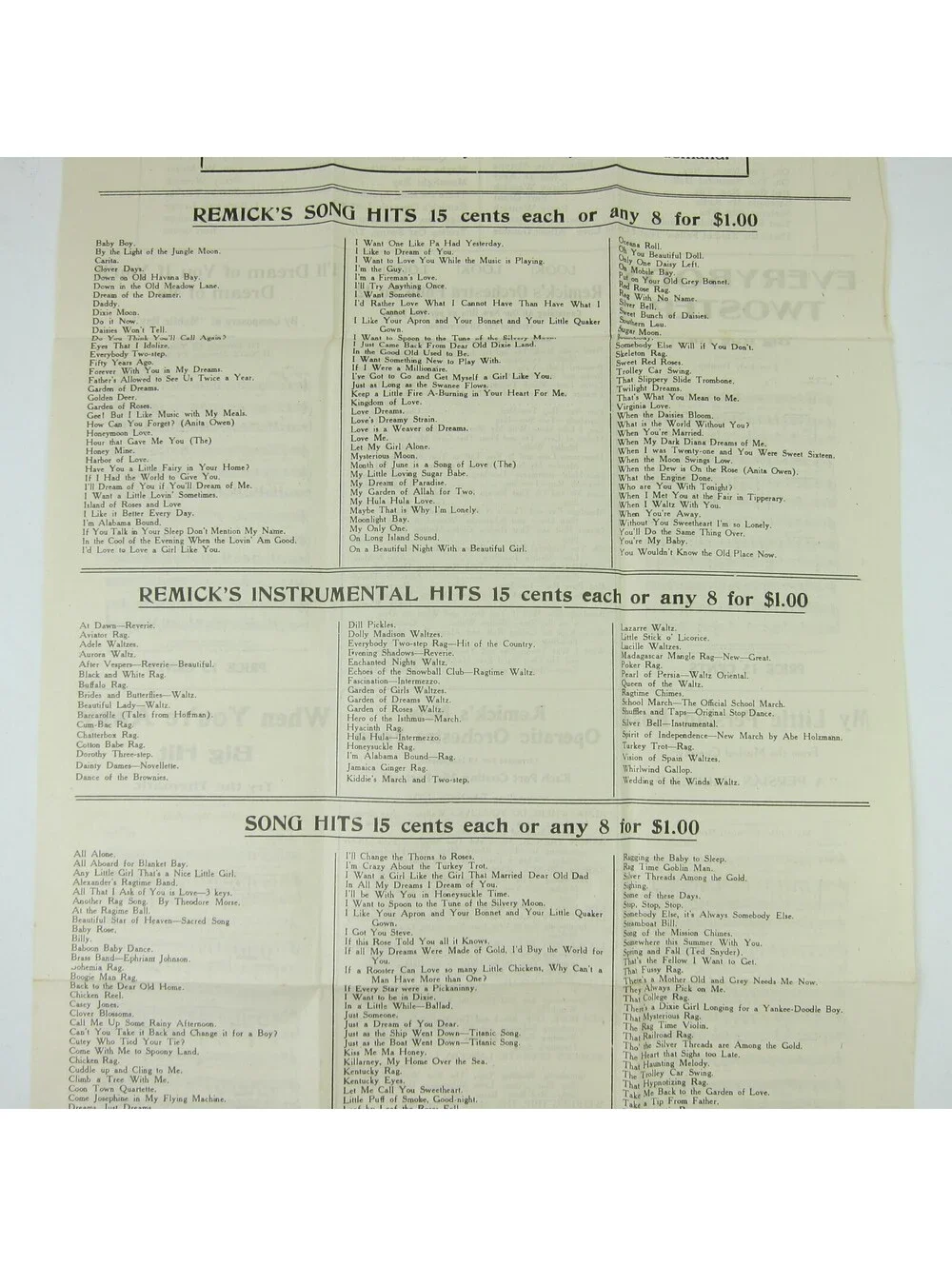 N/A sheet music